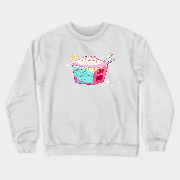 ramen Crewneck Sweatshirt by Mob0